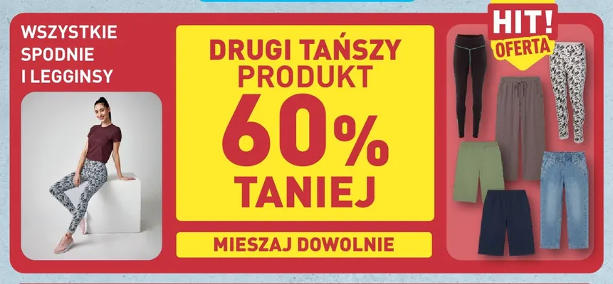 Wszystkie spodnie i legginsy promocja w Aldi