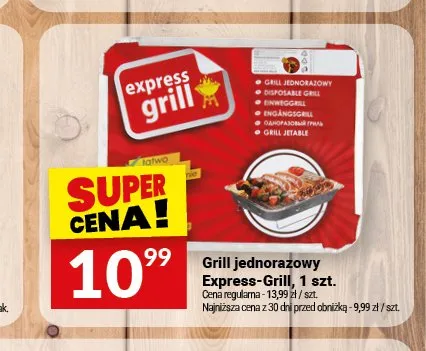 Grill jednorazowy Express-Grill promocja w Twój Market