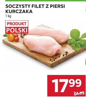 Soczysty filet z piersi kurczaka promocja w Stokrotka