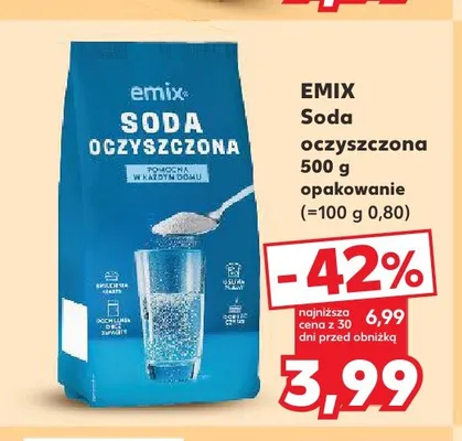 Soda oczyszczona Emix promocja w Kaufland