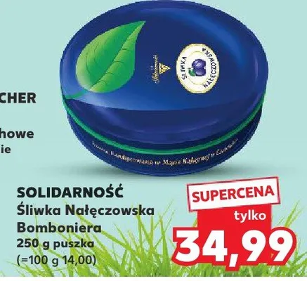 Śliwka Nałęczowska bomboniera promocja w Kaufland