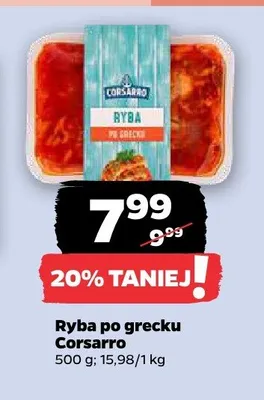 Ryba po grecku Corsarro promocja w Netto
