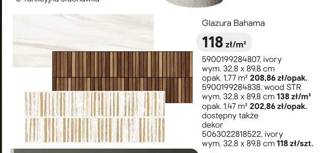 Glazura Bahama Ivory promocja w Castorama