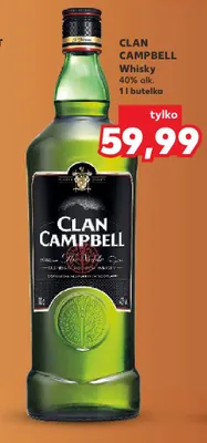 Whisky Clan Campbell 40% promocja w Kaufland