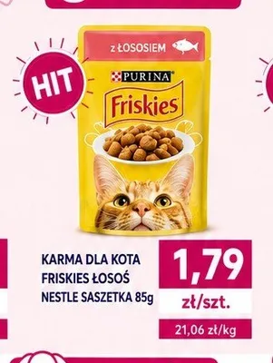 Karma dla kota Friskies z łososiem promocja w emma MARKET