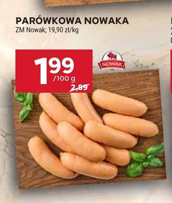 Parówkowa Nowaka ZM Nowak promocja w Stokrotka
