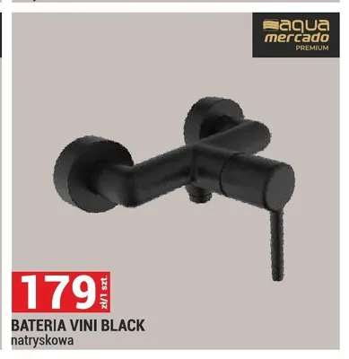Bateria natryskowa Aqua Mercado Vini Black promocja w Merkury Market