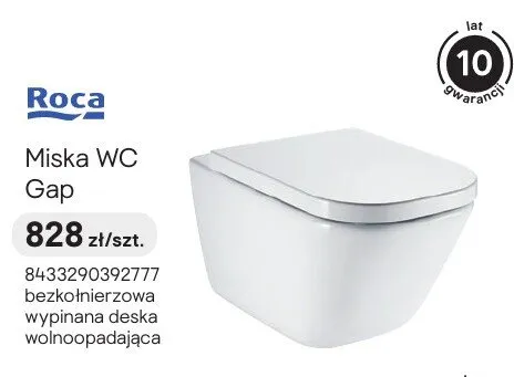 Miska WC Roca Gap promocja w Castorama
