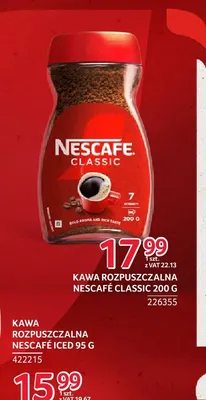 Kawa rozpuszczalna Nescafé Classic promocja w Selgros