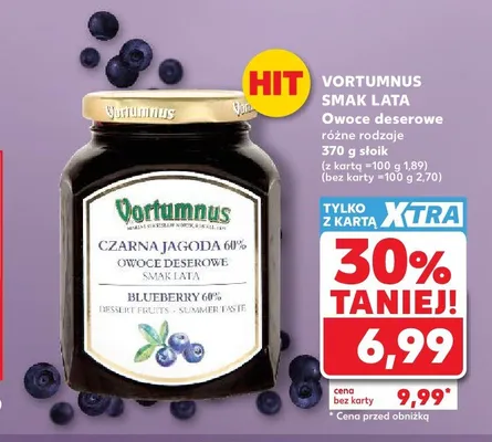 Owoce deserowe Vortumnus Smak Lata promocja w Kaufland