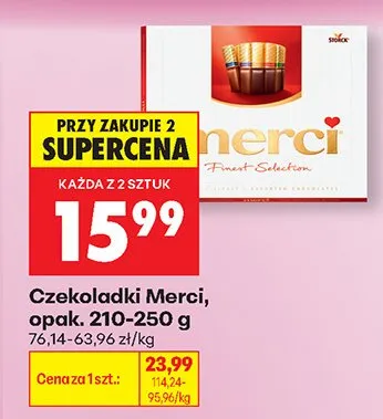 Czekoladki Merci Finest Selection promocja w Biedronka