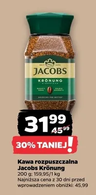 Kawa rozpuszczalna Jacobs Krönung promocja w Netto