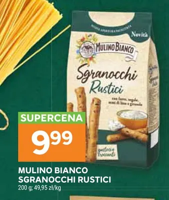 Mulino Bianco Sgranocchi Rustici promocja w Stokrotka