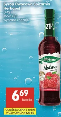 Syrop owocowa spiżarnia promocja w Delikatesy Centrum