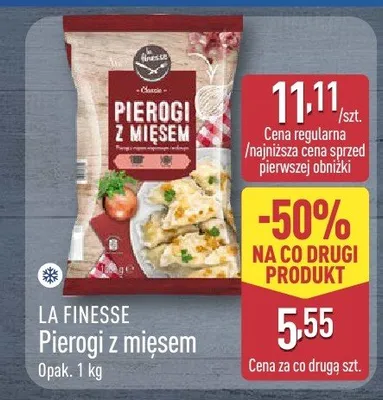 Pierogi z mięsem promocja w Aldi