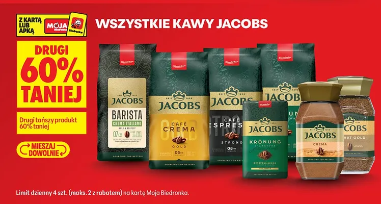 Kawy Jacobs promocja w Biedronka