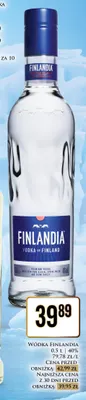 Wódka Finlandia promocja w Dino