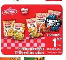 Zupa błyskawiczna Amino promocja w Tomi Markt