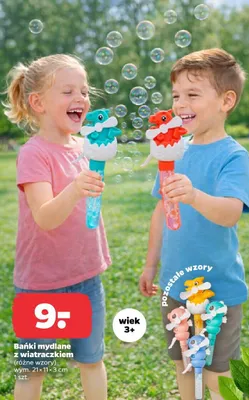 Bańki mydlane z wiatraczkiem promocja w Netto