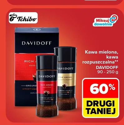 Kawa mielona Davidoff Rich Aroma promocja w Carrefour Market