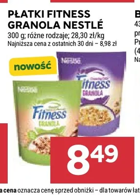 Płatki Fitness Granola Nestlé promocja w Stokrotka