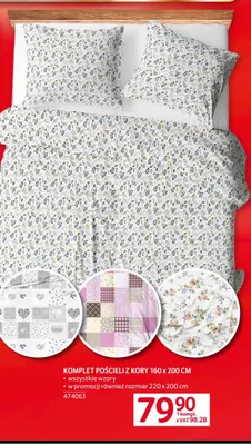 Komplet pościeli z kory 160x200 cm promocja w Selgros