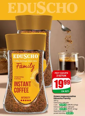 Kawa rozpuszczalna Family promocja w Dino