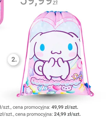 Worek na obuwie Cinnamoroll promocja w Smyk
