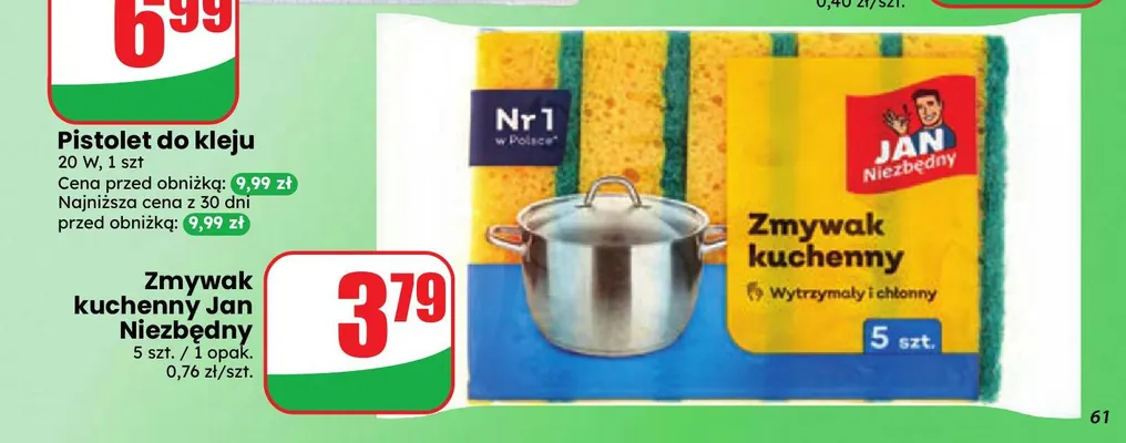 Zmywak kuchenny Jan Niezbędny promocja w Dino