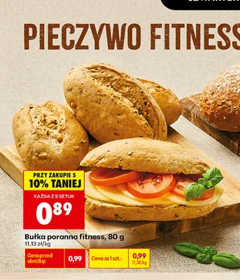 Bułka poranna fitness promocja w Biedronka