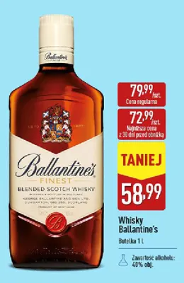 Whisky Ballantine's promocja w Aldi