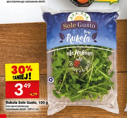 Rukola Sole Gusto promocja w Twój Market
