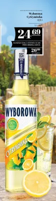 Wódka Wyborowa Cytrynówka promocja w POLOmarket