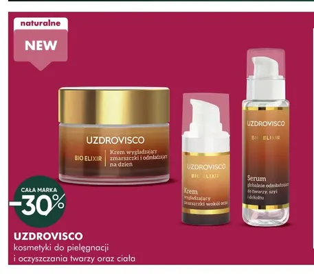 Kosmetyki do pielęgnacji i oczyszczania twarzy oraz ciała Uzdrovisco promocja w Super-Pharm