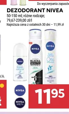 Dezodorant Nivea promocja w Stokrotka
