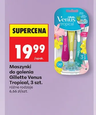 Maszynki do golenia Gillette Venus Tropical promocja w Biedronka