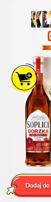 Likier Soplica Gorzka Koleżeńska z orzeszkami Cola promocja w Lidl