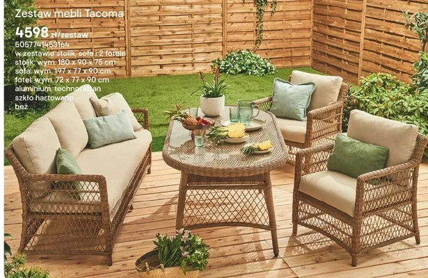 Zestaw mebli Tacoma promocja w Castorama