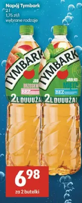 Napój Tymbark jabłko brzoskwinia promocja w Delikatesy Centrum