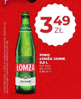 Piwo Łomża promocja w Duży Ben