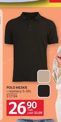 Polo męskie promocja w Selgros