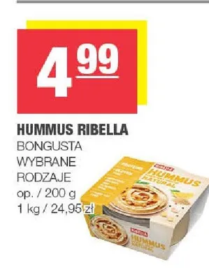 Hummus Ribella Bongusta promocja w SPAR