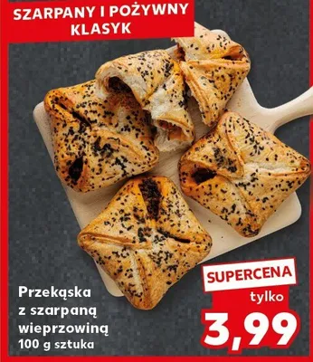 Przekąska z szarpaną wieprzowiną promocja w Kaufland
