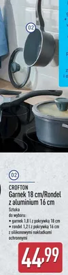 Garnek 18 cm/Rondel z aluminium 16 cm promocja w Aldi