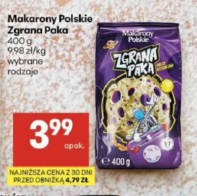Makarony Polskie Zgrana Paka promocja w Delikatesy Centrum