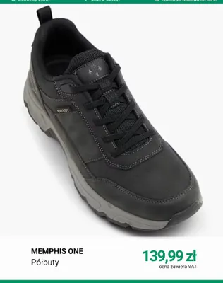 Półbuty Memphis One promocja w Deichmann