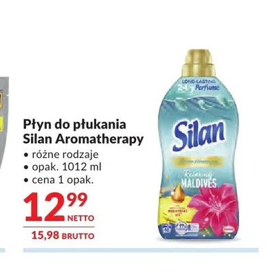 Płyn do płukania Silan Aromatherapy promocja w Makro