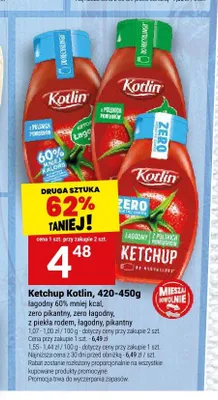 Ketchup zero pikantny Kotlin promocja w Twój Market