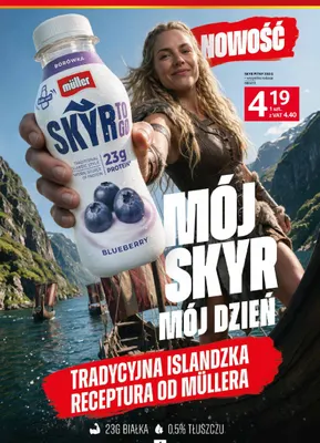 Skyr pitny Müller promocja w Selgros