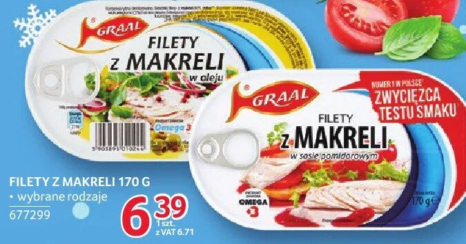 Filety z makreli 170g promocja w Selgros